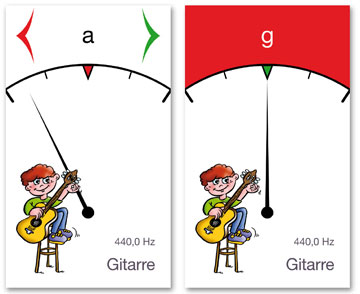 Guitar Tuner (Guitar Colour Tuner) Guitar Tuner für Guitar Colour System